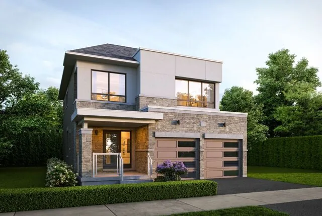 Секційні ворота FUA04(побутової серії)